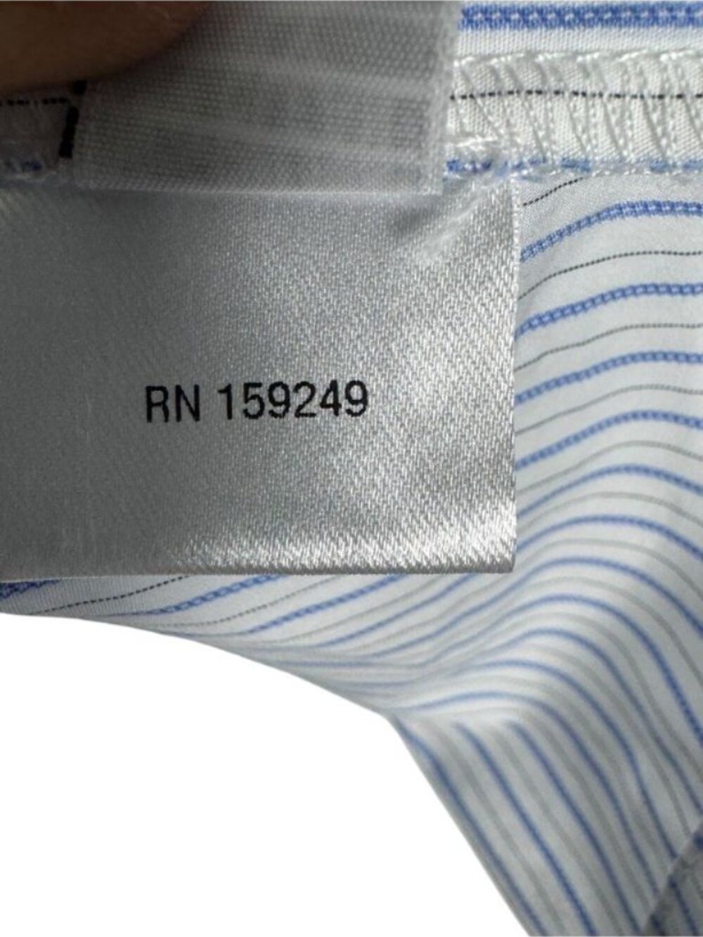 TWP Soon To Be Ex Shirt Womens XS/S Blue White Striped Cotton Cropped Button Up - Picture 6 of 7